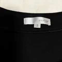 anyFAM ブラック 半袖 トップス 3のサムネイル