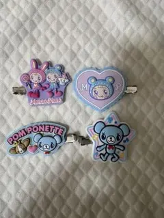 ナルミヤキャラクターズ ラバークリップつきグミ　前髪クリップ