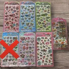 うるちゅるポップシールパワーパフガールズドロップジュエリー エポキシステッカー
