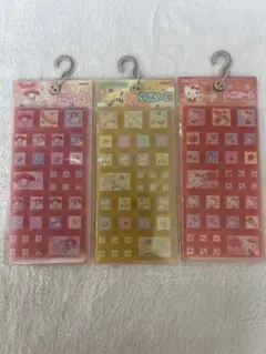 サンリオゆめかわタイルシール マイメロディ ポムポムプリン キティ 3点セット