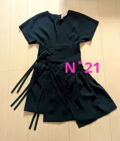極美品 N°21 シルク混 ブラウス モックネック 近年 ブラック 38 - メルカリ