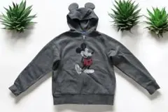 東京ディズニーリゾート　ミッキーマウス　耳付きパーカー　ユニセックスM