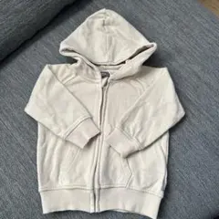 BABY DOLL ベージュ フード付きトレーナー　90