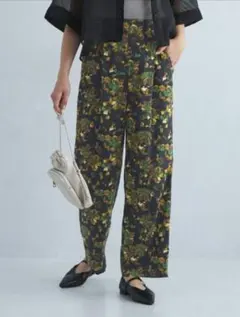 ユナイテッドアローズ　グリーンレーベル フラワーイージーパンツ
