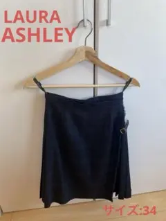 【LAURA ASHLEY】 チェック柄スカート　XS
