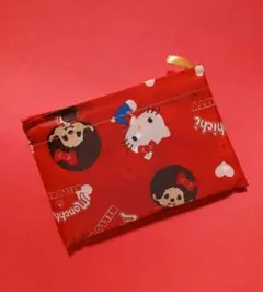 キャラクターエコバッグ　大容量　軽量　折り畳み　モンチッチ　ハローキティ