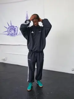 【美品】ゴーシャラブチンスキー アディダス コラボ トラックパンツ M Gosha Rubchinskiy - gosha rubchinskiy adidas トラックパンツ