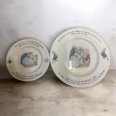 ピーターラビット プレート 2枚セット（ウェッジウッド）　新品未使用　箱入り