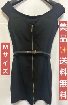 【美品★送料無料】黒 タイトドレス ワンピース キャバ ナイトワーク