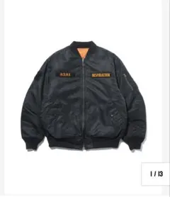 Bott Jacquard MA-1 Jacket - Black - メルカリ