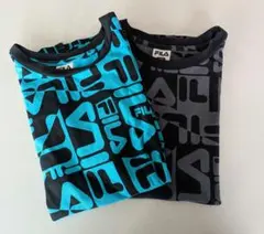 FILA 総柄ロゴ Tシャツ 2枚セットのサムネイル