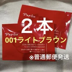 新品未開封〈リフィル〉×2本〈□001ライト〉パピリオ ステイブロウ G