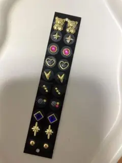 耳つぼジュエリー　20粒　ハンドメイド　耳ツボ　　マグレイン　くま