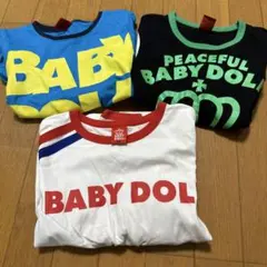 ベビードール　ロンT3枚セット