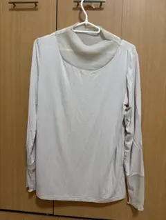 ラメ切り替え 長袖カットソー