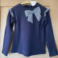 専用‼️【新品】BeBe タグ付き150㎝ ベベ トレーナー リボン フリル