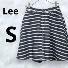 美品✨Lee デニムスカート　フレア　ハイウエスト　LL4900 ミニスカートのサムネイル