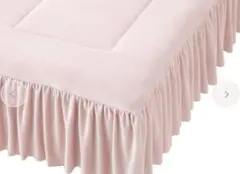 Francfranc フランフラン WARMY フリル ベッドパッド　シングル