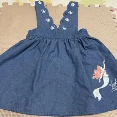 アリエル デニム ジャンバースカート