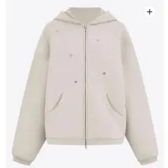 ANDWANG kirakira jewel zip up パーカー Sサイズ