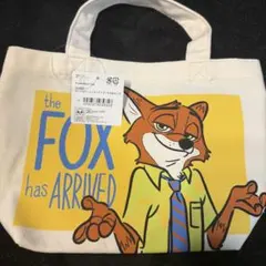 ズートピア ニック マチ付きバッグ