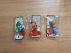 チョコエッグ　ポケモン　旅立ちの3匹　フシギダネ　ヒトカゲ　ゼニガメ