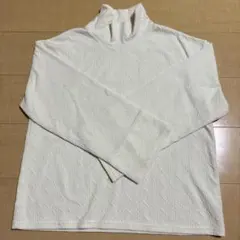 COMME CA ISM ホワイト 長袖 トップス