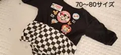 しまむら リトシー Disney ミッキー ミニー ロンパース 70〜80