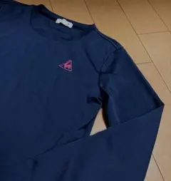 ルコックネイビーストレッチカットソー