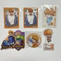 ブルーロック 國神 錬介 クリアカード ステッカー 缶バッジ アクリルスタンド