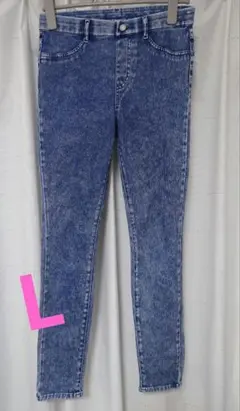 ユニクロ ウルトラストレッチデニムレギンスパンツ L