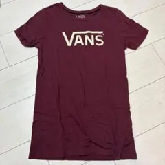 VANS バーガンディ ロゴ Tシャツのサムネイル