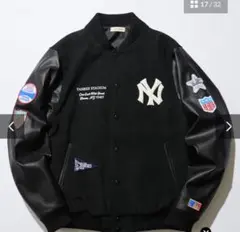 MLB/メジャーリーグベースボール 刺繍ワッペン スタジアムジャンパー L NY