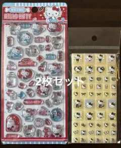 ハローキティ　タイルシール　セット　立体　シール
