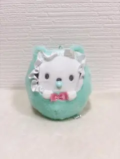 サンリオ マスコットホルダー ポチャッコ ぽちゃこ おくるみベビーマスコット