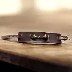 英国製　HARDY & PARSONS ハーディ&パーソンズ　レザーブレスレット