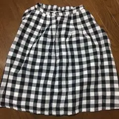 ギンガムチェックスカート