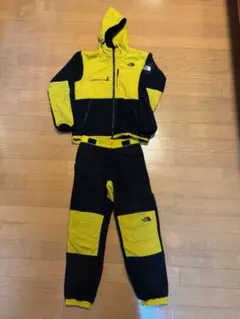 THE NORTH FACE デナリフーディ セットアップ ブラック イエロー
