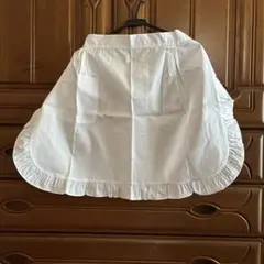 白色　腰下★エプロン★【メイド調？コスプレ？仮装？】のサムネイル
