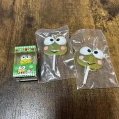 サンリオ　カラフルキャンディチャーム　けろっぴ　ガチャガチャ　食玩　3点