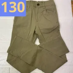 F.O.KIDS ストレッチパンツ スリム 130 ベージュ