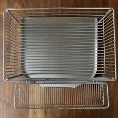 ゆう様専用 / ラパーゼ ステンレス 水切りカゴ(袋・箱付)