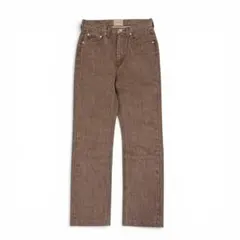 THE SHISHIKUI basic jeans 27 ブラウン - メルカリ