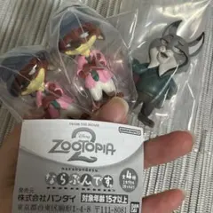 ズートピア ガチャガチャ ならぶんです 3点セット