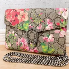 GUCCI ディオニュソス GGブルームス 401231 チェーンウォレット
