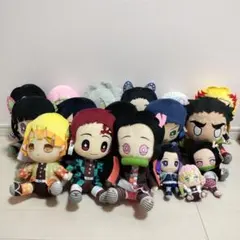 鬼滅の刃 ぬいぐるみ　14人セット 約30cm