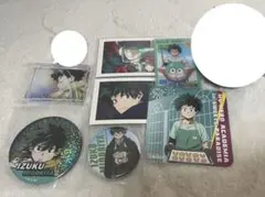 ヒロアカ 緑谷出久 デク 缶バッジ ぬいぐるみ ぱしゃこれ