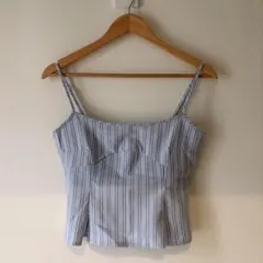 新品未使用　H&M ストライプ ビスチェ Sサイズのサムネイル