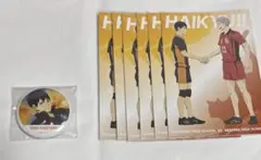 ハイキュー 影山飛雄 缶バッジ ポストカード