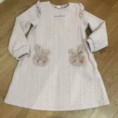 MEZZO PIANO ウサギポケット ワンピース